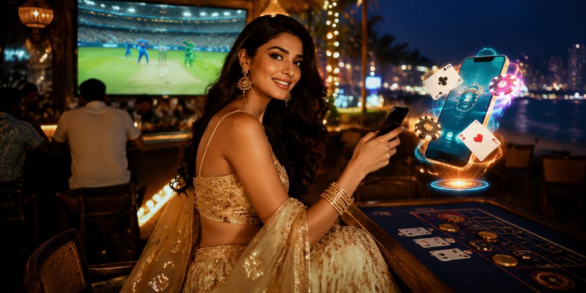 Indian cricket fans placing bets during IPL tournament